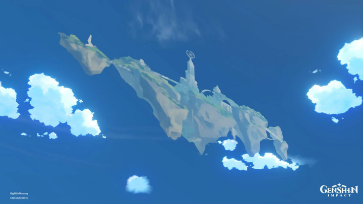 Everything we know about Celestia, the floating island of the gods from Genshin Impact