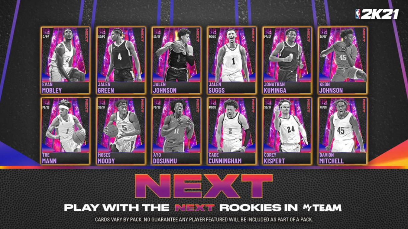 NBA 2K21 MyTeam: Limited Edition NEXT packs and boxes