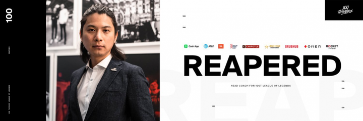 Reapered to replace Zikz as 100 Thieves' Head Coach