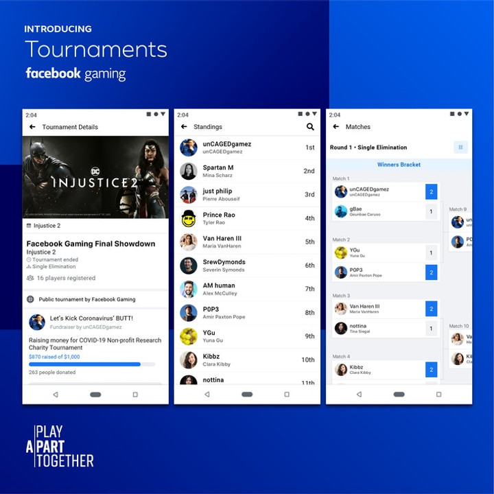 Facebook now has tools for esports tournaments organization