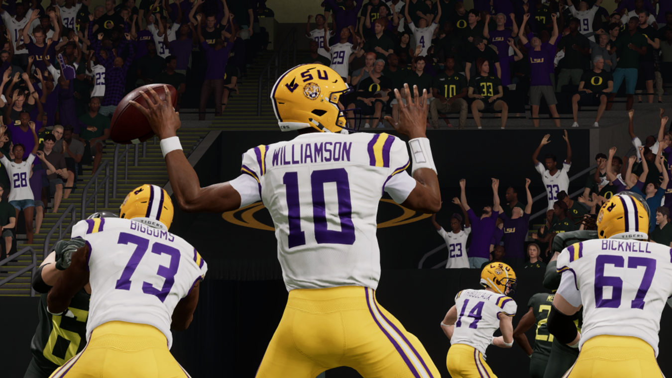 Why wasn't EA Sports College Football announced during the National Championship?