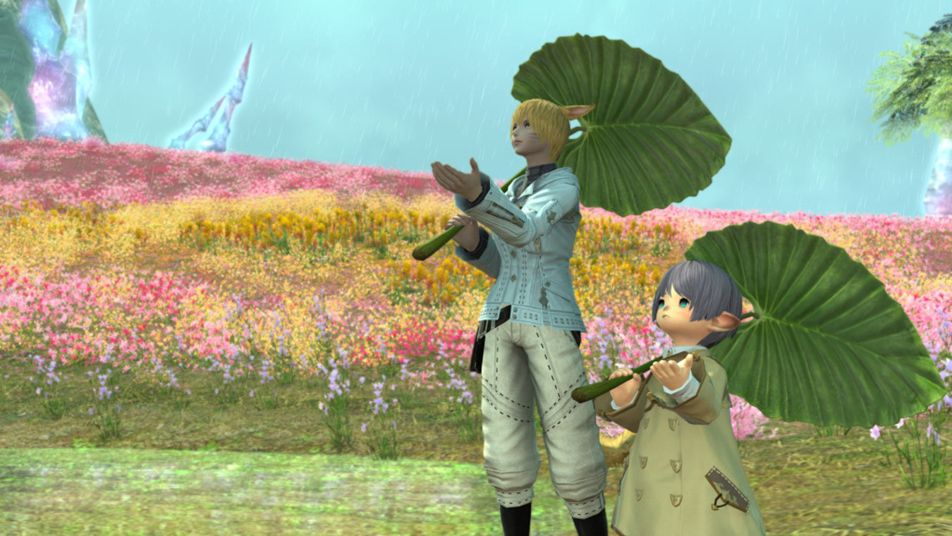 How To Get The Giant Leaf Parasol Accessory In FFXIV