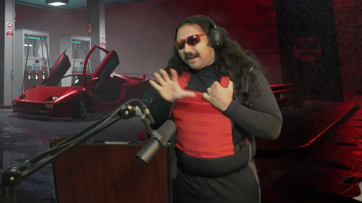 Esfand's Halloween costume brings Dr Disrespect back to Twitch in hilarious parody