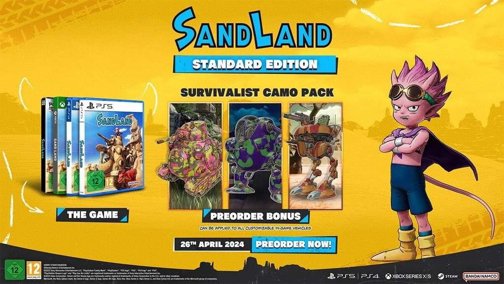 The Standard Edition only comes with the base game. (Picture: Bandai Namco)