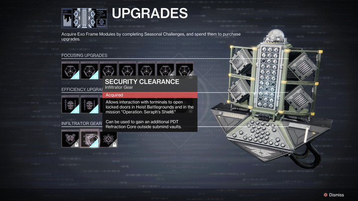 Where To Use Security Clearance Upgrade in Destiny 2 Season of the Seraph