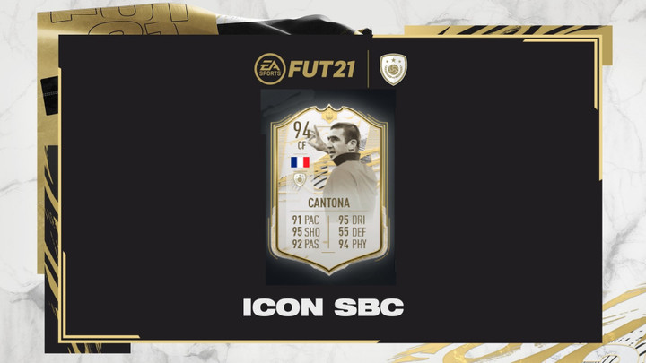 FIFA 21 Eric Cantona Icon SBC: Cheapest solutions, rewards, stats