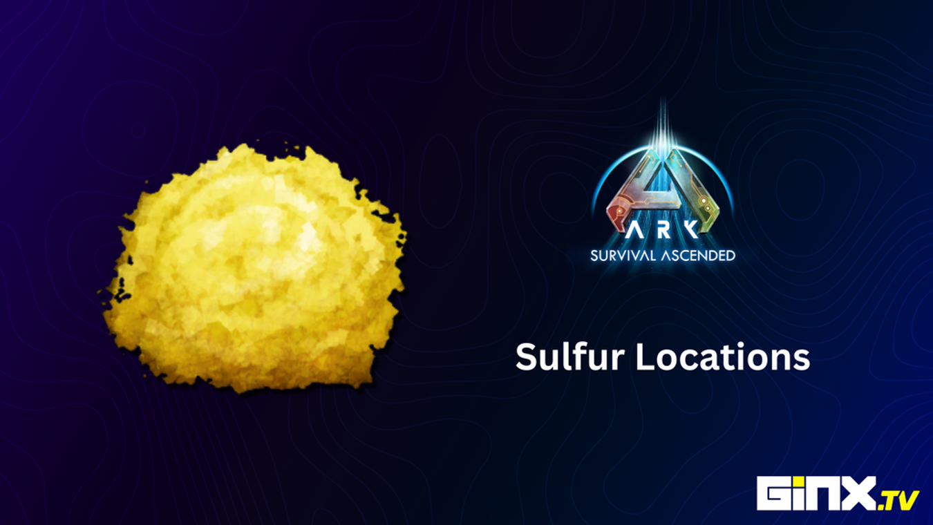 ARK Survival Ascended Sulfur Locations | Scorched Earth