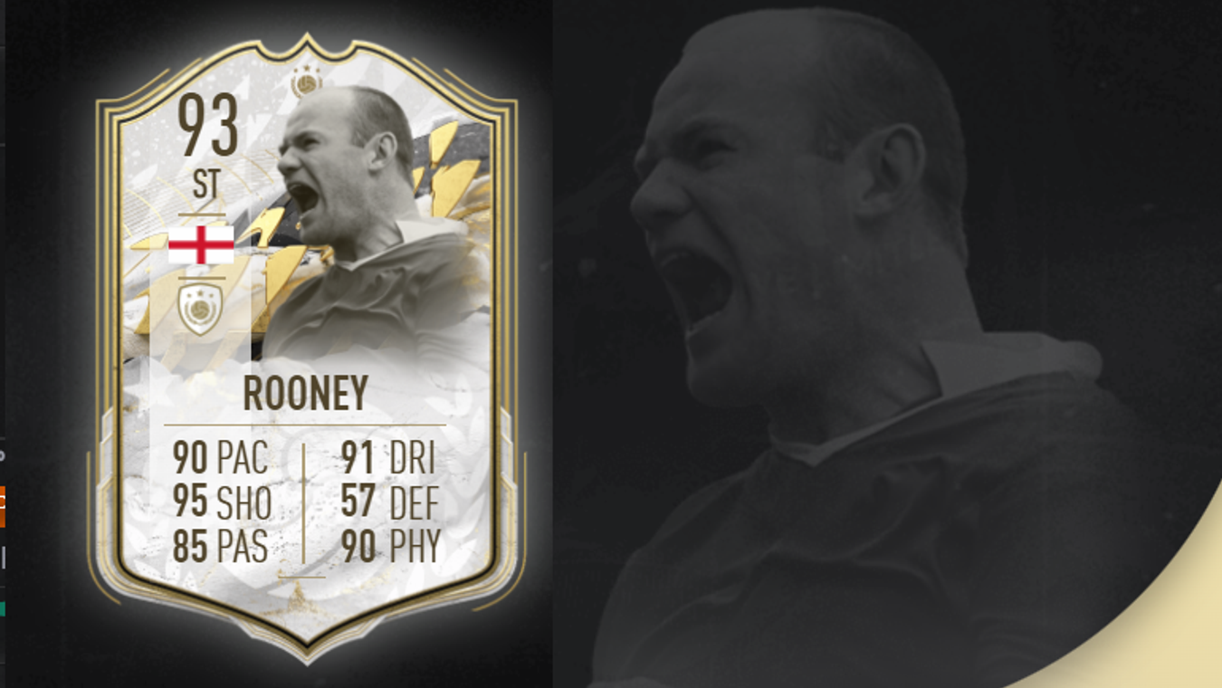 FIFA 22 Wayne Rooney ICON SBC - Cheapest Solution, stats, and rewards