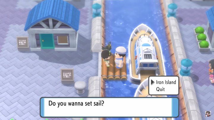 How to get to Iron Island in Pokémon Brilliant Diamond and Shining Pearl