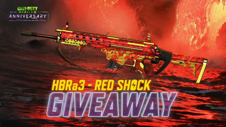 Learn how you can get the exclusive HBRa3 Red Shock skin for COD:M