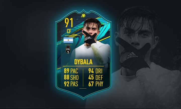 FIFA 21 Paulo Dybala Moments SBC: Cheapest solution, stats, and all rewards