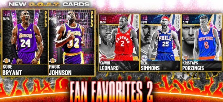NBA 2K21 MyTeam: Limited Edition Fan Favourite 2 packs with G.O.A.T. Kobe Bryant