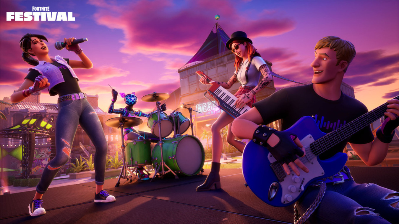 Rock Band Controller Support Coming To Fortnite Festival