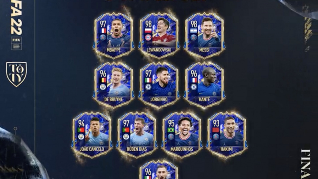 FIFA 22 TOTY official squad announced by EA Sports