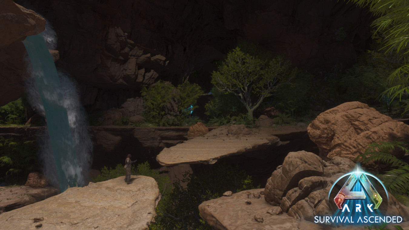 ARK Survival Ascended Oasis Biome Cave Location in Scorched Earth