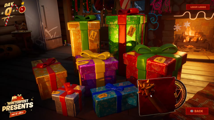 How To Open Winterfest Presents in Fortnite