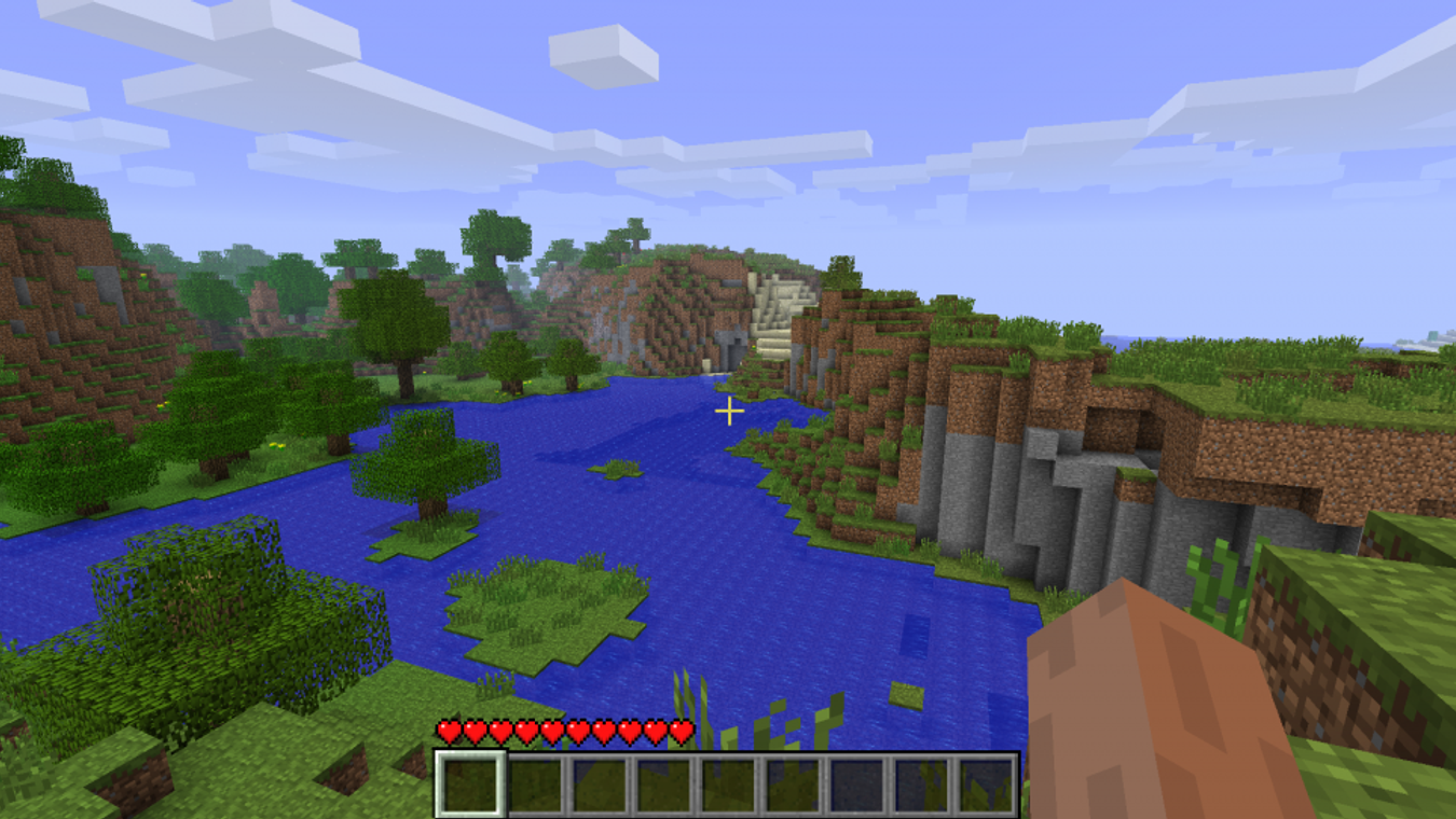 The seed of Minecraft's title screen world has finally been discovered