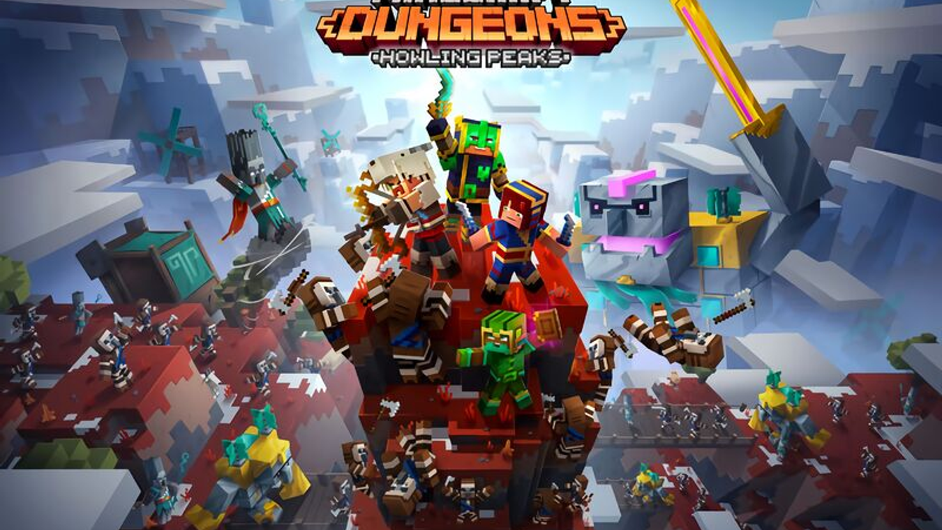 Minecraft Dungeons DLC Howling Peaks: Season Pass, Mobs and more