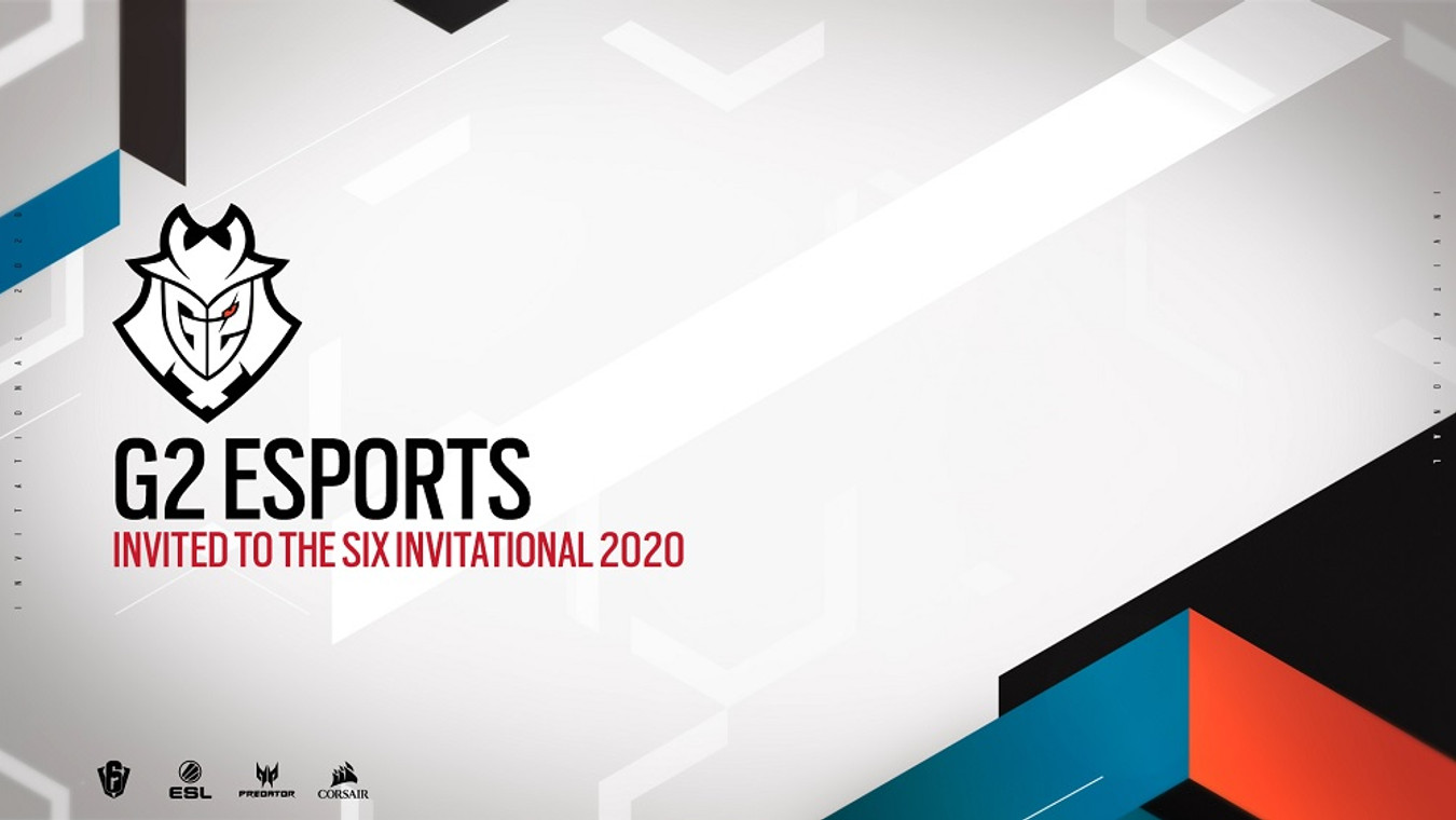 G2 Esports final team invited to Six Invitational 2020