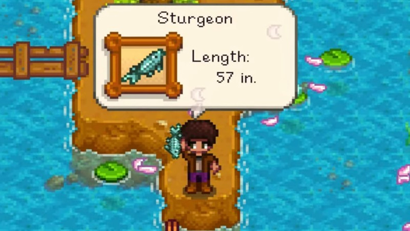 Stardew Valley Sturgeon: How, When, and Where to Catch