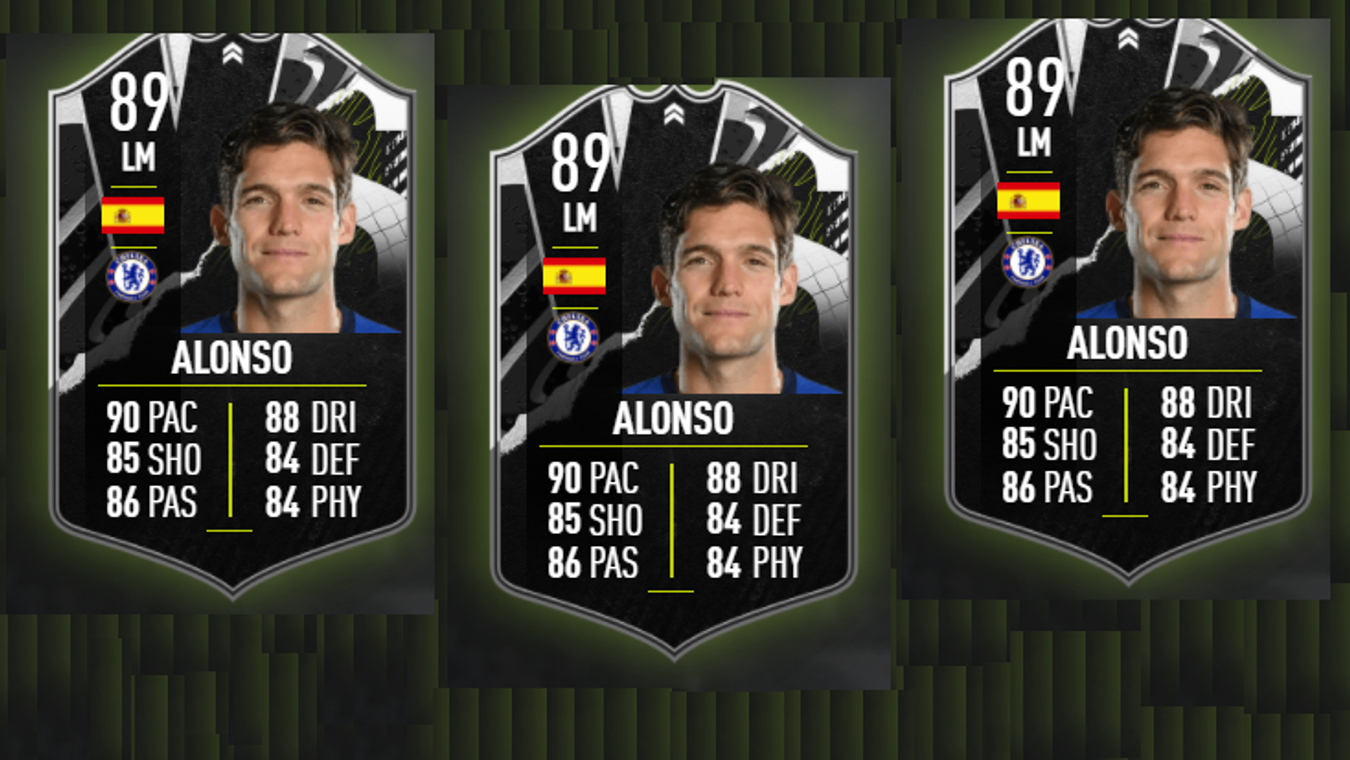 FIFA 21 Marcos Alonso Showdown SBC: Cheap solutions, stats, rewards, and more
