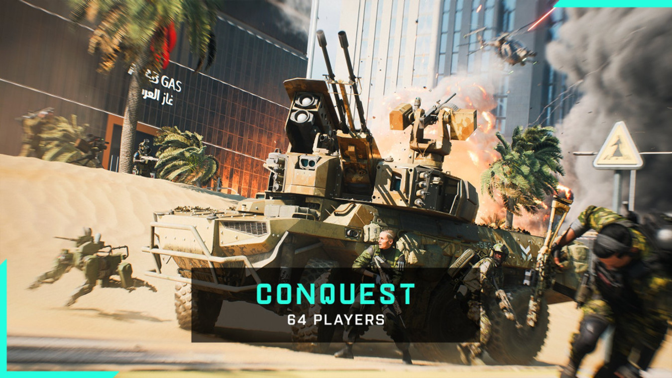 Where Is 64 vs 64 Conquest Mode In Battlefield 2042