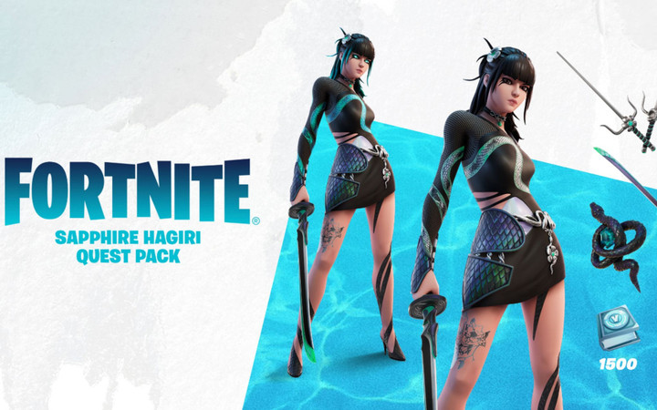 Fortnite v21.30 Update - How To Get Sapphire Hagiri Quest Pack