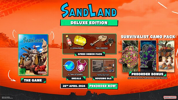 Some items added with the Deluxe Edition include a Beelzebub Decal Set and the Speed Demon Pack. (Picture: Bandai Namco)