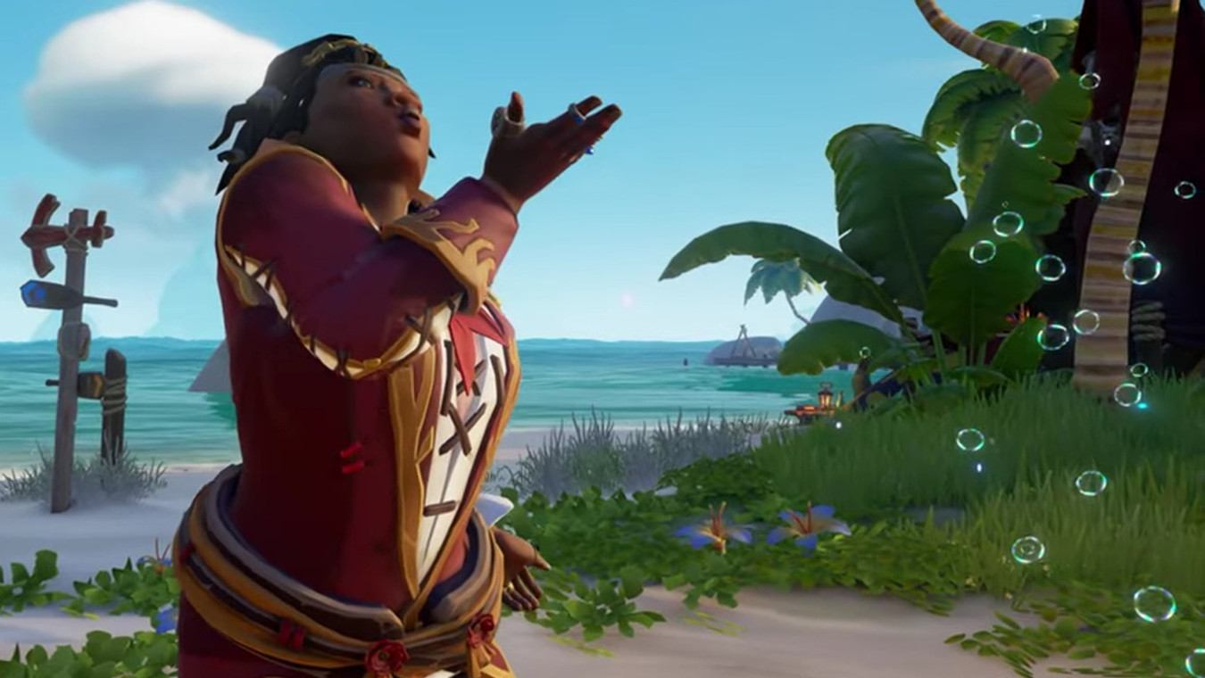 Where To Get The Blow Bubbles Emote In Sea Of Thieves
