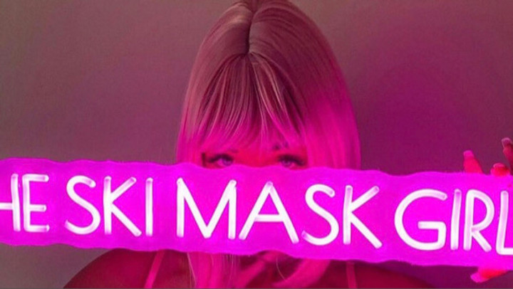 TikTok star TheSkiMaskGirl accidental face reveal thanks to excited dog