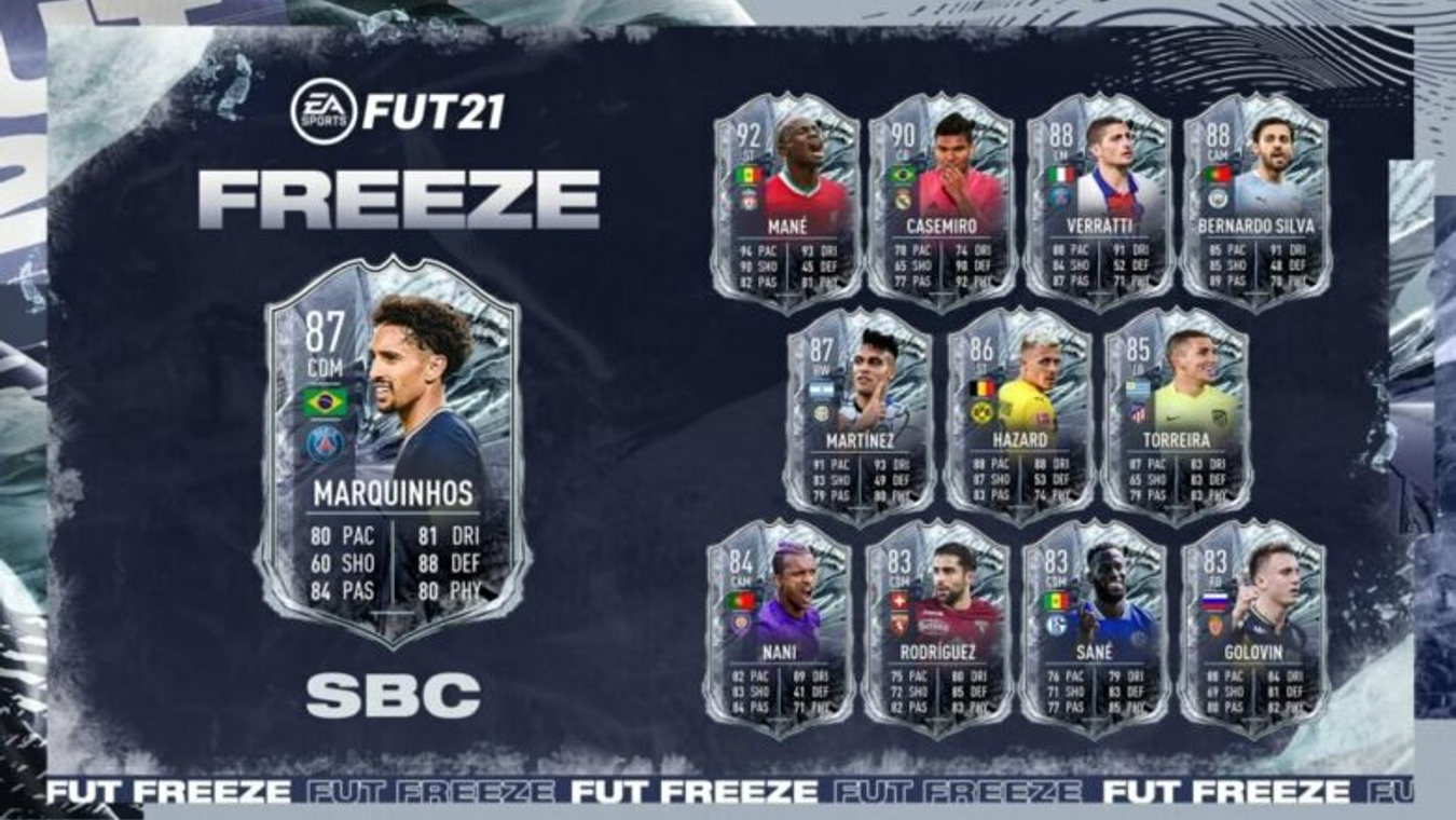 FIFA 21: How to complete Freeze Marquinhos SBC & Bolasie Objectives
