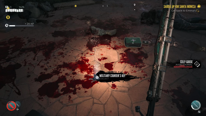 Dead Island 2 Military Courier Key Location