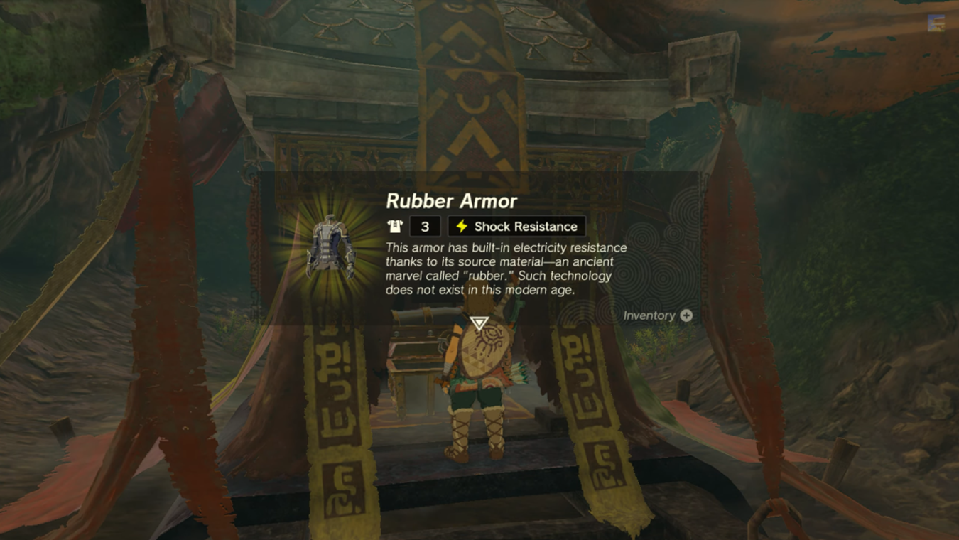 How To Get Rubber Armor Set In Zelda: Tears Of The Kingdom
