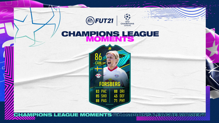 FIFA 21 Emil Forsberg Player Moments SBC: Stats. requirements, cheap solutions, and rewards