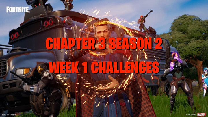 Fortnite Week 1 challenges - Chapter 3 Season 2