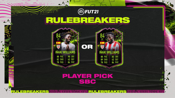 Iñaki Williams Rulebreakers SBC: Requirements and cheap solutions