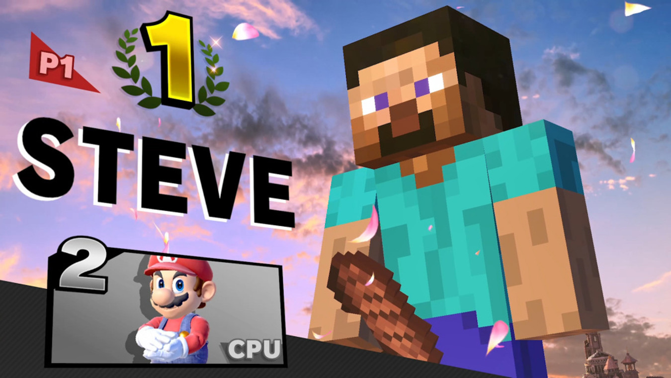 Minecraft's Steve doesn't flash his meat in SSBU anymore