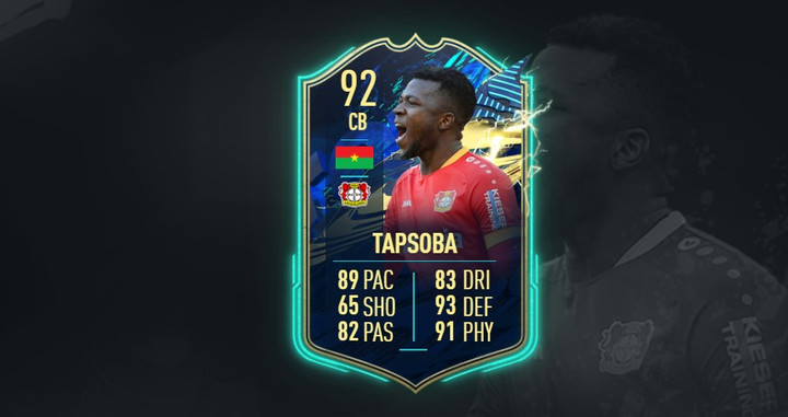 FIFA 21 Edmond Tapsoba TOTS: Cheapest solutions, rewards, stats