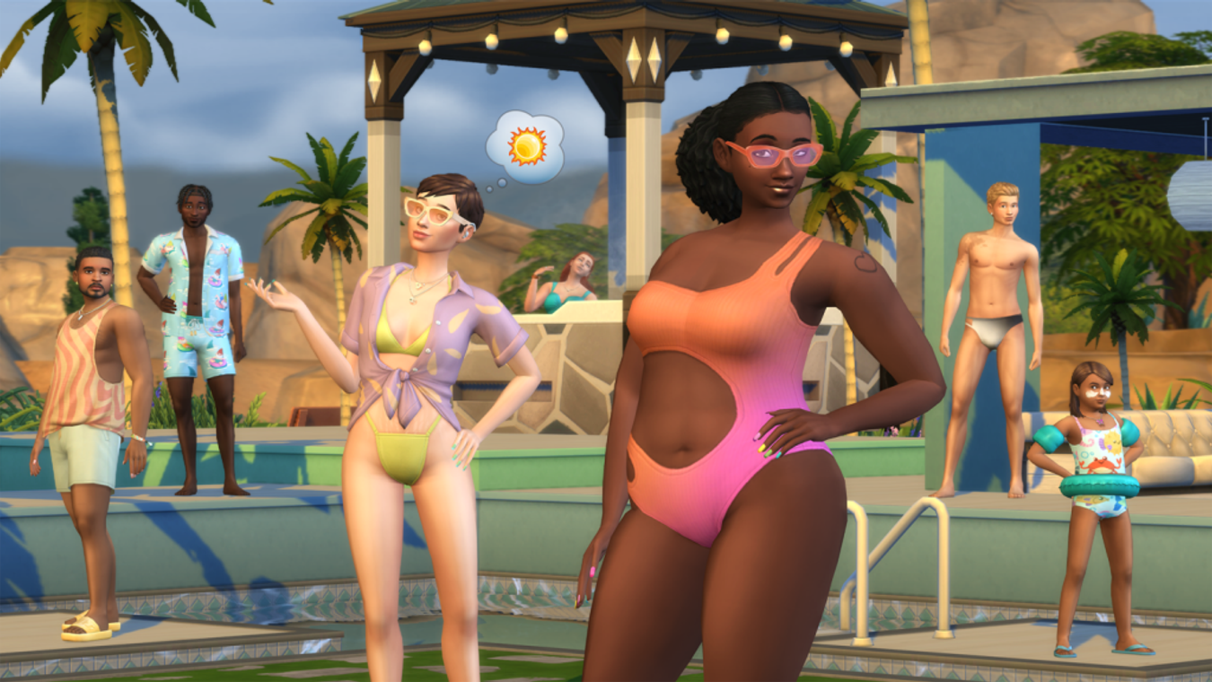 The Sims 4 Poolside Splash Kit Release Date
