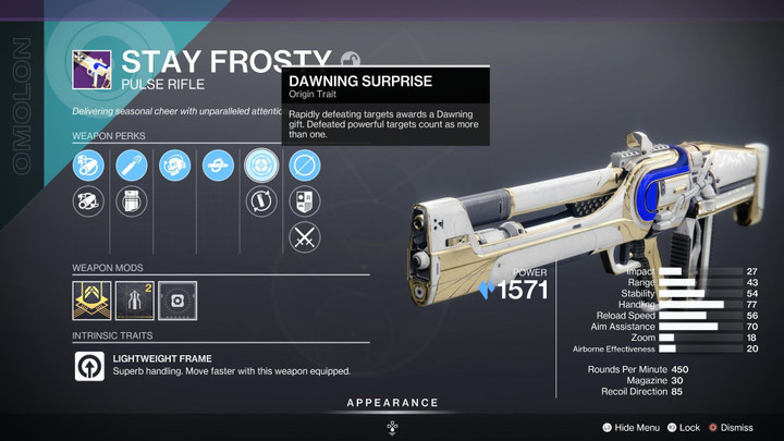 How To Get Stay Frosty Pulse Rifle In Destiny 2