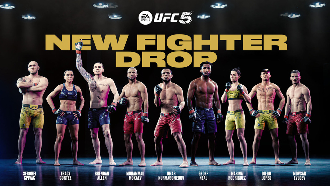 UFC 5 Roster Update Kicks Off Massive 30+ New Fighter Additions