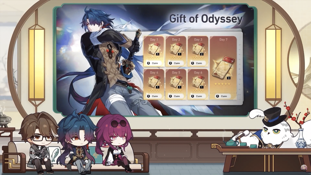 Gift of the Odyssey event in Honkai: Star Rail 1.2 update. (Picture: HoYoverse)