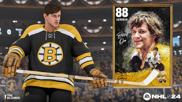 Bruins Legend Bobby Orr Joins NHL 24 Roster