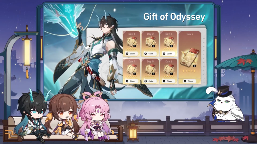 Gift of Odyssey Event in Honkai: Star Rail 1.3 update. (Picture: HoYoverse)