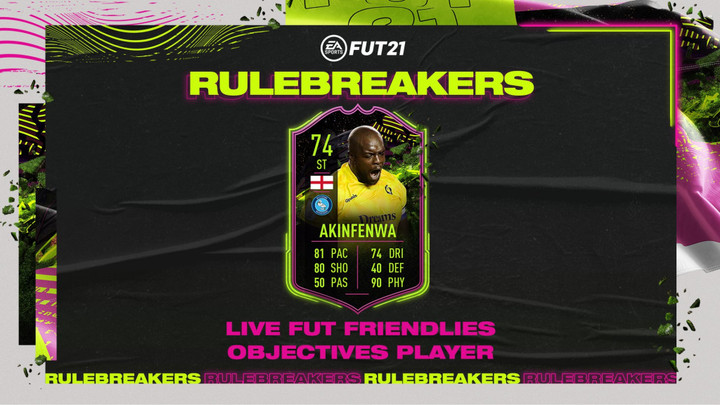 FIFA 21 Akinfenwa Rulebreakers: Stats, requirements and how to unlock