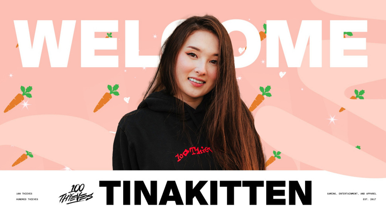 100 Thieves sign TinaKitten after accidental leak