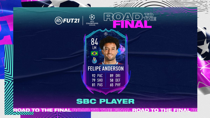 FIFA 21 Felipe Anderson RTTF SBC: Requirements, cheap solutions, and stats