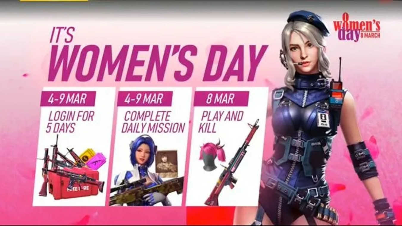 Free Fire Happy Women's Day Event: How to get crates, heroes, and more for free