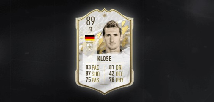 FIFA 22 Miroslav Klose ICON SBC: Cheapest solutions, rewards, stats