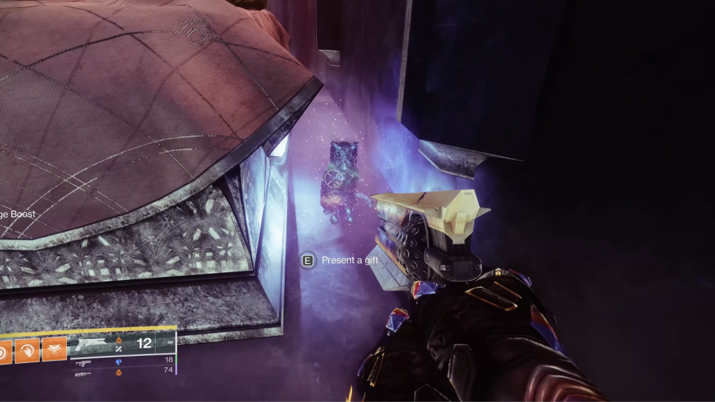 Harbinger's Seclude Starcat Location. (Picture: Bungie)